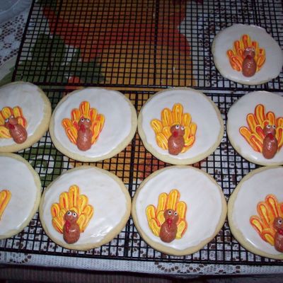 Turkey Cookies