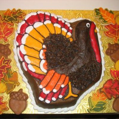 Turkey Cake And Fall Cookies