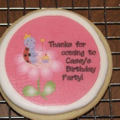 Princess Ladybug Party Cookie Favors