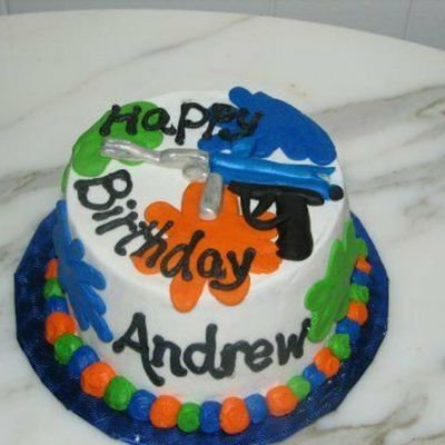 Paintball Cake