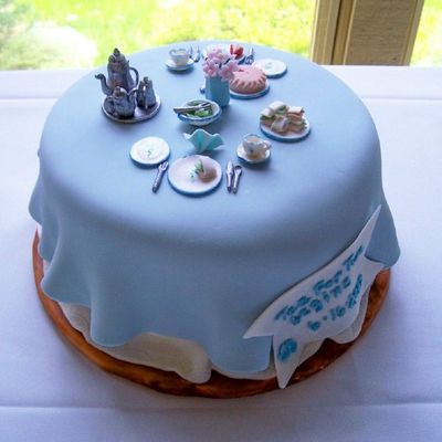 My Daughter's Bridal Shower Cake