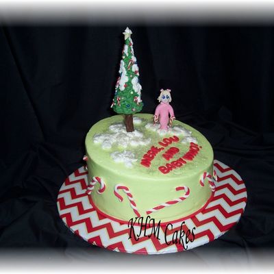 Cindy Lou Who With Christmas Tree And Candy Canes