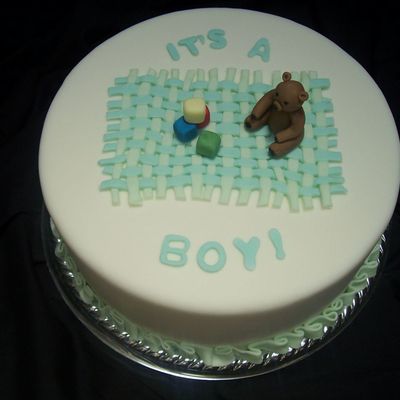 It's A Boy Baby Shower Cake