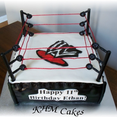 Another World Wrestling Birthday Cake