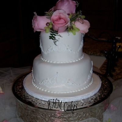 Mich Turner Inspired Wedding Cake