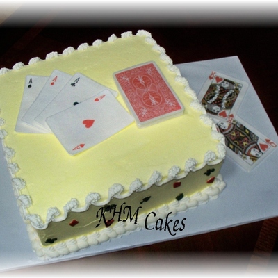 Deck Of Cards Cake