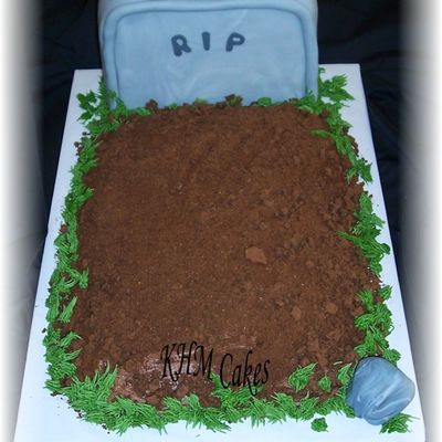 Gravestone Cake