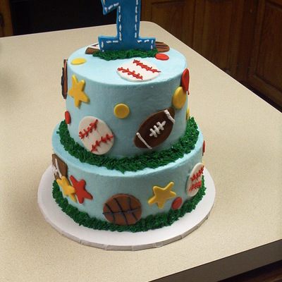 Sports Birthday Cake