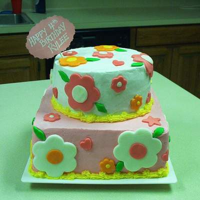 Little Girl's B-Day Cake