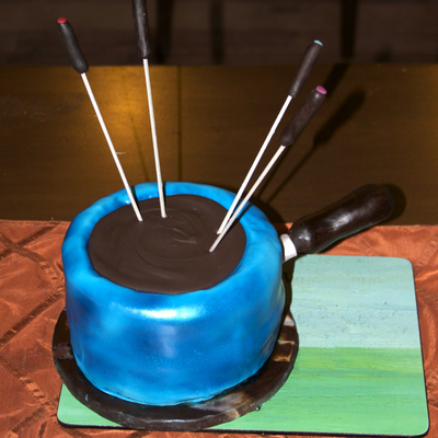 Fondue Pot Cake