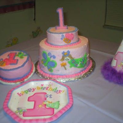 1St Birthday Cake With Smash Cake