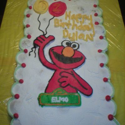 Elmo Cupcake Cake