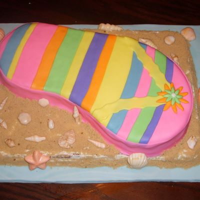 Filp Flops At The Beach