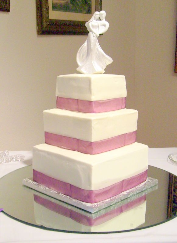 Buttercream And Real Ribbon