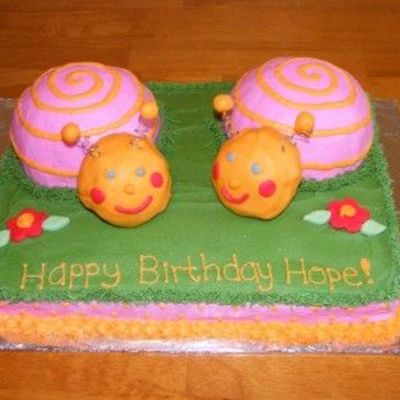 Pink And Orange Snails