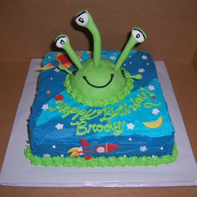 Alien Monster Cake