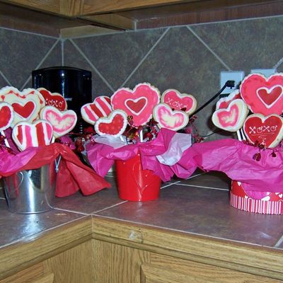 Valentines Cookie Bouquet