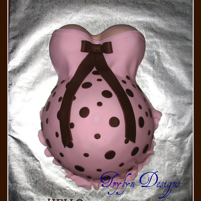 Pink And Brown Baby Shower