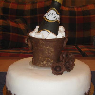 Champagne Bottle In Icebucket