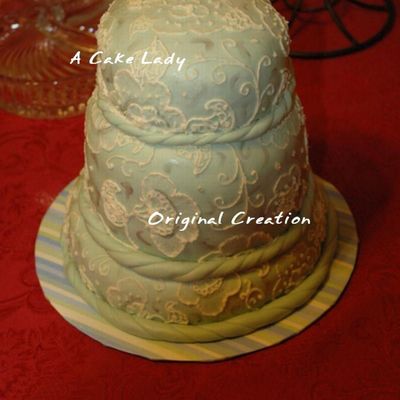 First Embroidered Cake