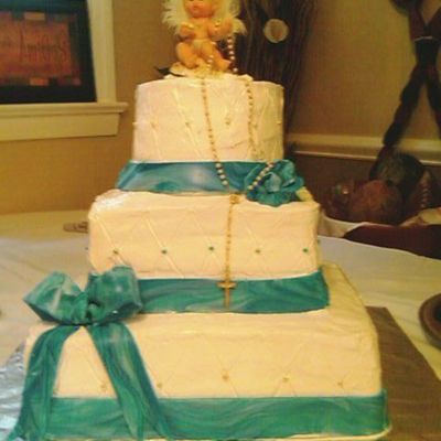 Blue And White Baptism