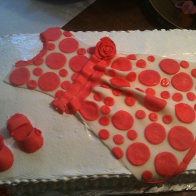 Dress On A Cake