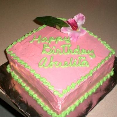 Pink Cake For Abuelita