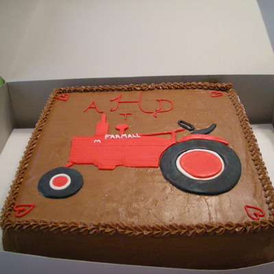 Tractor Grooms Cake