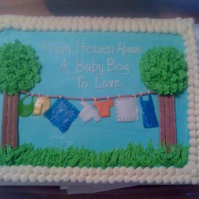 Baby Shower Clothesline