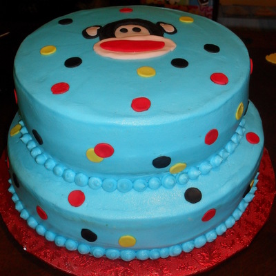 Paul Frank Monkey Birthday Cake