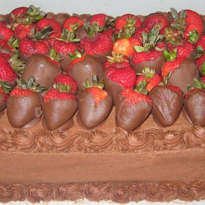 Chocolate With Strawberries.