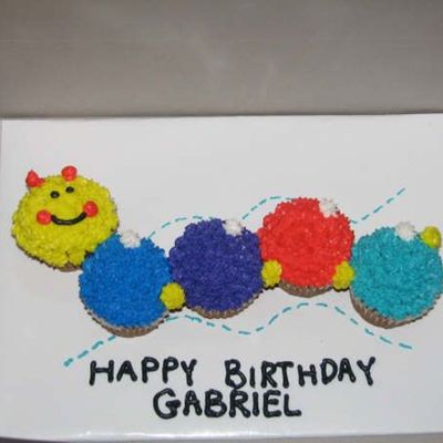 Caterpillar Cupcakes