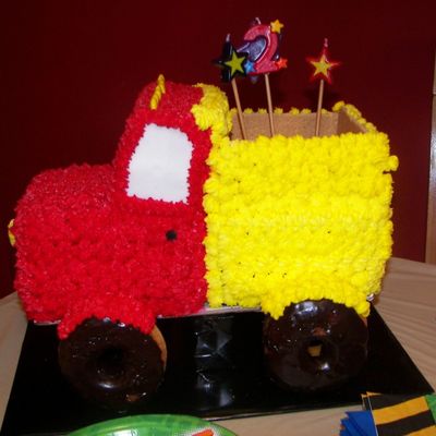 Dump Truck Cake