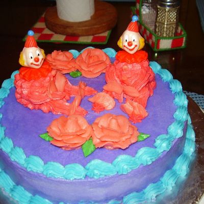 Scary Clown Cake