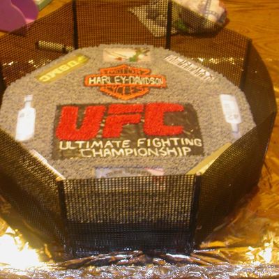 Ufc Octagon Cake