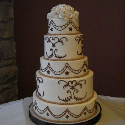 My Cherry Brown Dress Pattern Baby