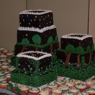 "enachanted Escapade" Prom Cake