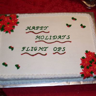 Office Holiday Party Cake