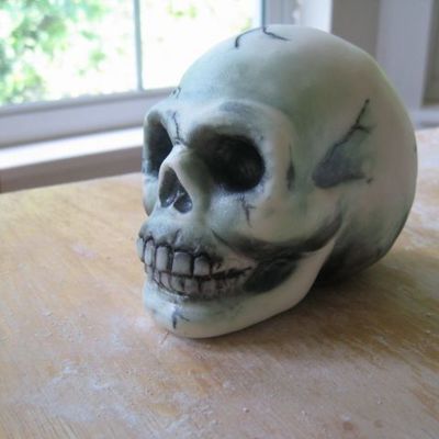 Rice Krispy Skull