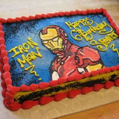 Iron Man Cake