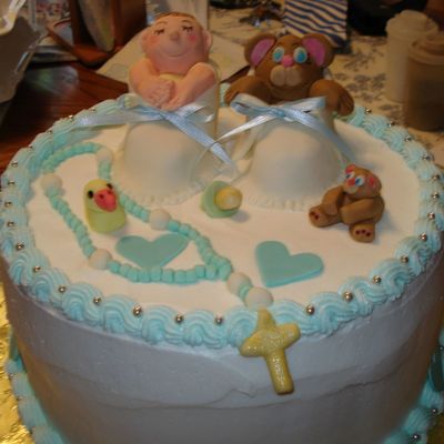 This Cake Was For A Baby's Christining