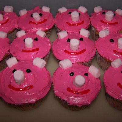 Pig Cupcakes