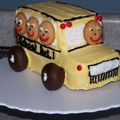 School Bus Cake