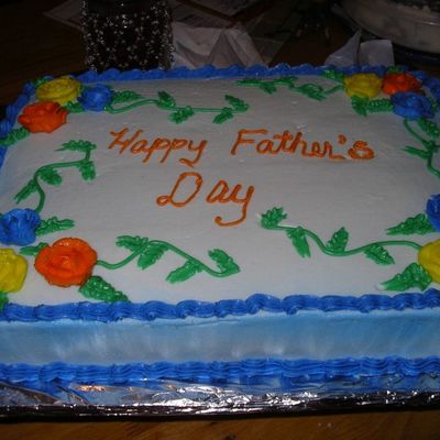 My First Father's Day Cake