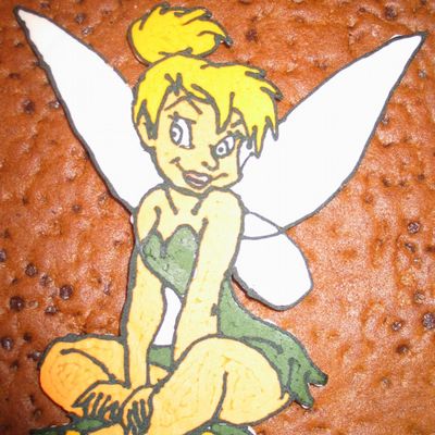 My First Bctf Ever! Tinkerbell Buttercream Transfer