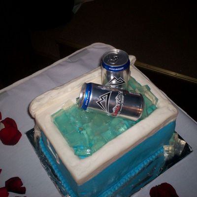 Groom's Cooler Cake