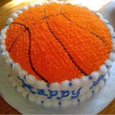Basketball Birthday Cake