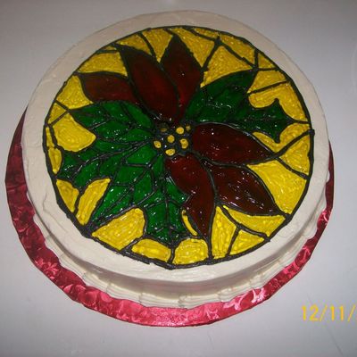 Poinsetta Cake