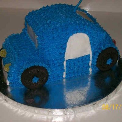 3D Blue Car