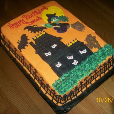 Halloween Birthday Cake